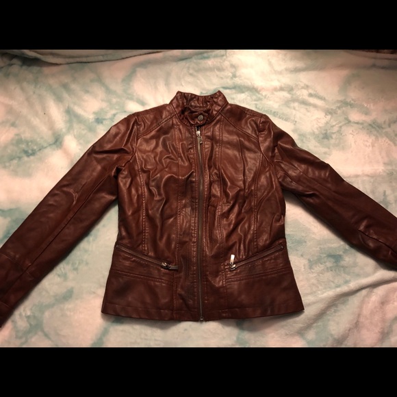 Bernardo Jackets & Blazers - Bernardo Brown Leather Jacket Bernardo Jackets & Blazers - Bernardo Brown Leather Jacket